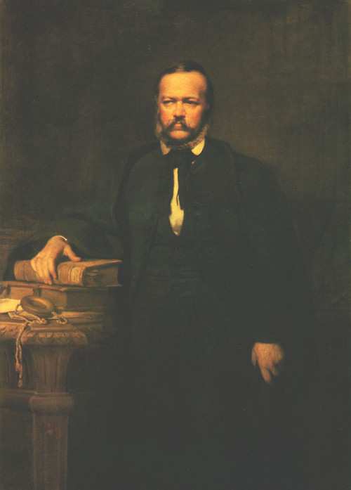 Székely Bertalan Szalay László portréja, 1864.