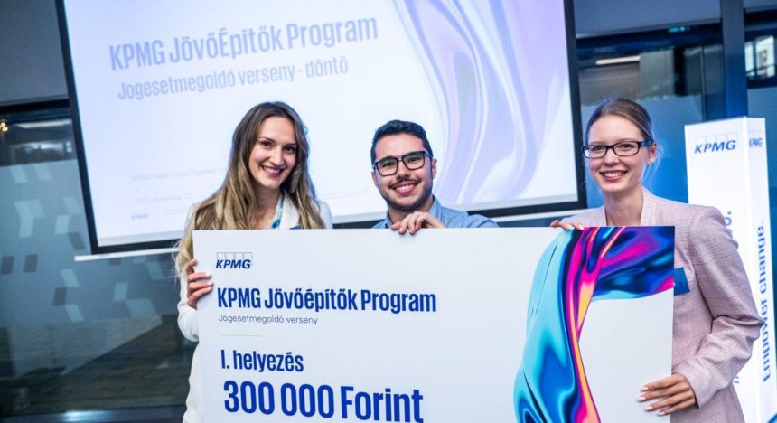 Pécsi joghallgatók nyerték a KPMG Jövőépítők Program jogesetmegoldó versenyét! – A Jövőépítők Program fiatal jogász tehetségek szakmai felemelkedését támogatja