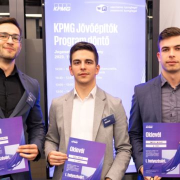 KPMG Jövőépítők Program – Taroltak a szegedi joghallgatók! – Gyakornoki lehetőséget nyertek és értékes ajándékokkal gazdagodtak a díjazottak