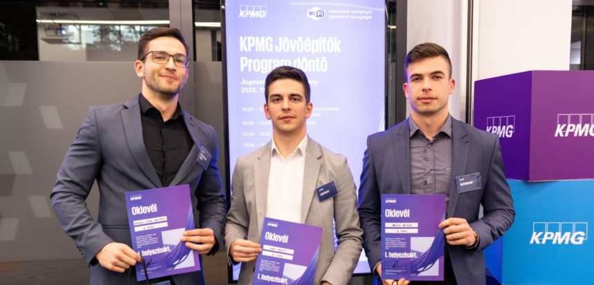 KPMG Jövőépítők Program – Taroltak a szegedi joghallgatók! – Gyakornoki lehetőséget nyertek és értékes ajándékokkal gazdagodtak a díjazottak