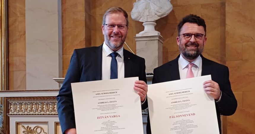 Példa nélkül! – Két ELTE-s jogászprofesszort tüntetett ki egyszerre a Göttingeni Egyetem