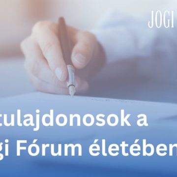 Új tulajdonosok a Jogi Fórum életében